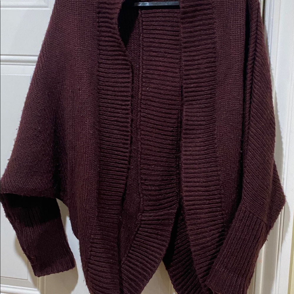 Millau LF Deep Burgundy Sweater Cardigan